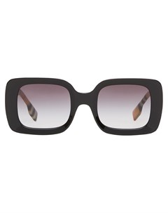 Квадратные солнцезащитные очки в клетку Vintage Check Burberry eyewear