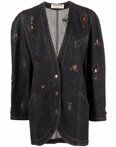 Джинсовая куртка 1980 х годов с вышивкой A.n.g.e.l.o. vintage cult
