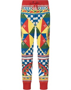 Спортивные брюки с геометричным принтом Dolce&gabbana