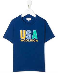 Футболка USA с логотипом Woolrich kids