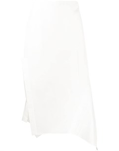 Плиссированная юбка с разрезом Jil sander