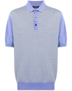 Рубашка поло с геометричным узором Stefano ricci