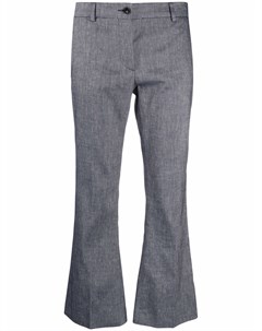 Укороченные расклешенные брюки Alberto biani