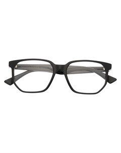 Массивные очки в D образной оправе Bottega veneta eyewear