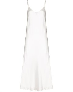 Платье комбинация без рукавов с V образным вырезом Jil sander