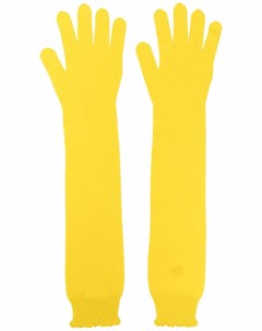 Перчатки с вышитым логотипом Nº21