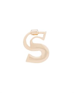 Золотая подвеска в виде буквы S Marla aaron