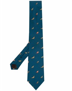 Шелковый галстук с принтом Church's