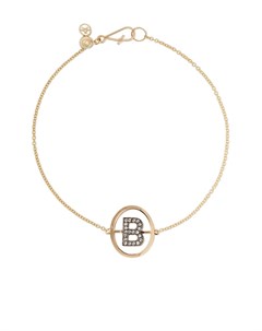 Золотой браслет с инициалом B и бриллиантами Annoushka