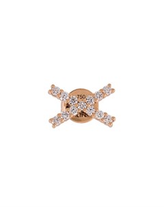 Серьга гвоздик Katia из розового золота с бриллиантами Alinka