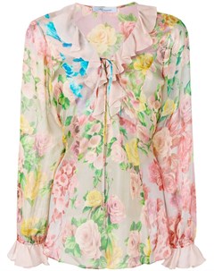 Блузка с цветочным принтом Blumarine
