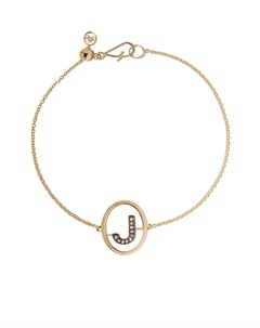 Золотой браслет с инициалом J и бриллиантами Annoushka