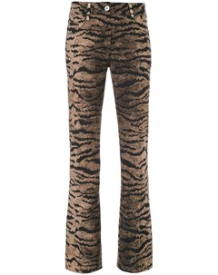 Расклешенные брюки с тигровым принтом Giambattista valli