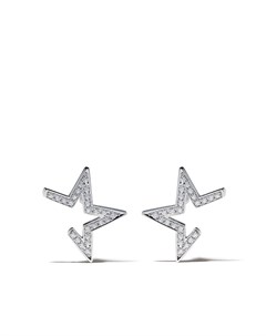 Серьги Abstract Star из белого золота с бриллиантами Tasaki