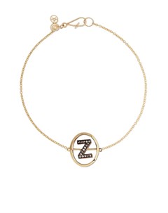 Золотой браслет с инициалом Z и бриллиантами Annoushka