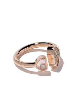Кольцо Happy Hearts из розового золота с бриллиантами Chopard