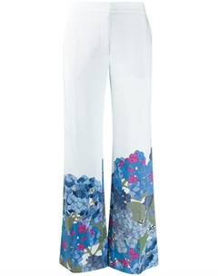 Расклешенные брюки с принтом Valentino