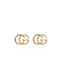 Серьги Double G из желтого золота Gucci