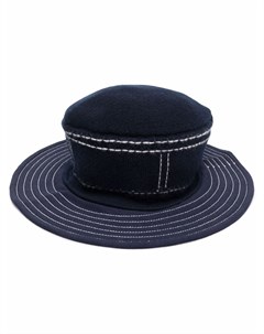 Шляпа с широкими полями и декоративной строчкой Barrie