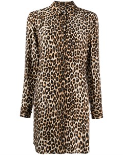Платье рубашка с леопардовым принтом Equipment