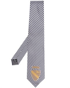 Галстук 1990 х годов в диагональную полоску с логотипом Gianfranco ferré pre-owned