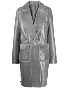 Пальто с эффектом металлик Lorena antoniazzi