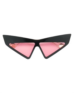 Массивные солнцезащитные очки с кристаллами Gucci eyewear