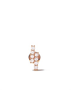 Серьга гвоздик Riviera из розового золота с бриллиантами Alinka