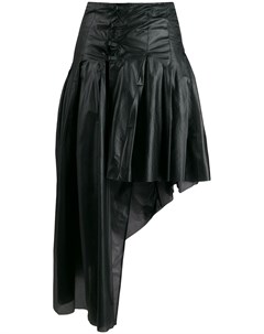 Присборенная юбка 1990 х годов асимметричного кроя Romeo gigli pre-owned
