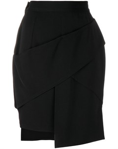 Короткая юбка асимметричного кроя Versace pre-owned