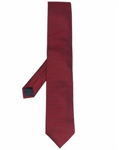 Шелковый галстук с геометричной вышивкой Ermenegildo zegna