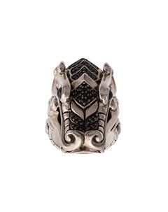 Серебряное кольцо Legends Naga с сапфирами и шпинелью John hardy