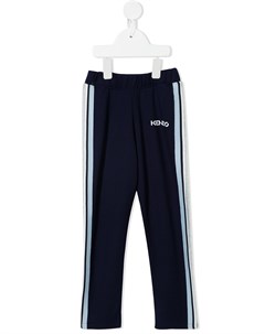 Спортивные брюки с лампасами и логотипом Kenzo kids