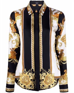 Рубашка с принтом Baroque Versace