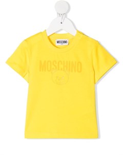 Футболка с логотипом Teddy Moschino kids