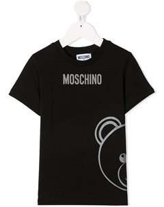 Футболка с короткими рукавами и логотипом Moschino kids