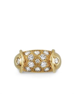 Кольцо из желтого золота с бриллиантами Pragnell vintage