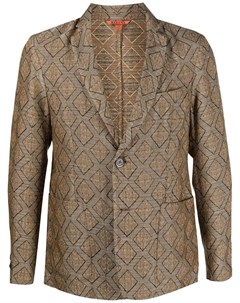 Однобортный пиджак с абстрактным принтом Barena