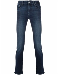 Узкие джинсы средней посадки 7 for all mankind