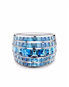 Платиновое кольцо Manhattan с аквамарином Pragnell