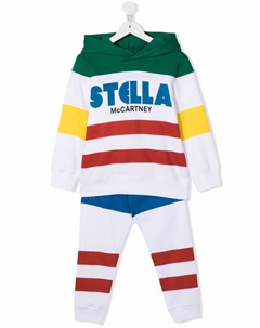 Спортивный костюм в стиле колор блок с логотипом Stella mccartney kids