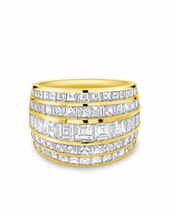 Кольцо Manhattan из желтого золота с бриллиантами Pragnell