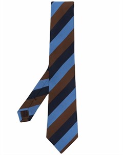 Шелковый галстук в диагональную полоску Church's