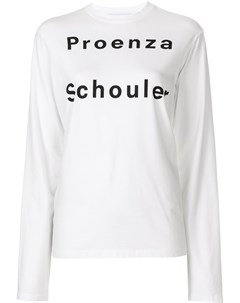 Футболка с длинными рукавами и логотипом Proenza schouler white label