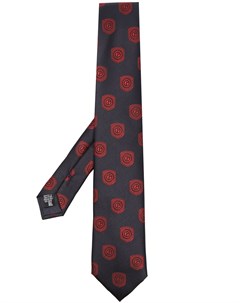 Шелковый галстук с логотипом Giorgio armani