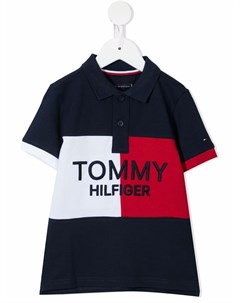 Рубашка поло с вышитым логотипом Tommy hilfiger junior