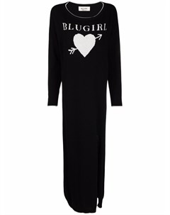Трикотажное платье с логотипом Blugirl