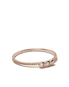 Кольцо из розового золота с бриллиантами Wouters & hendrix gold