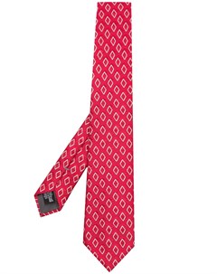 Шелковый галстук с узором Giorgio armani