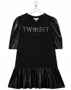 Платье с логотипом Twinset kids